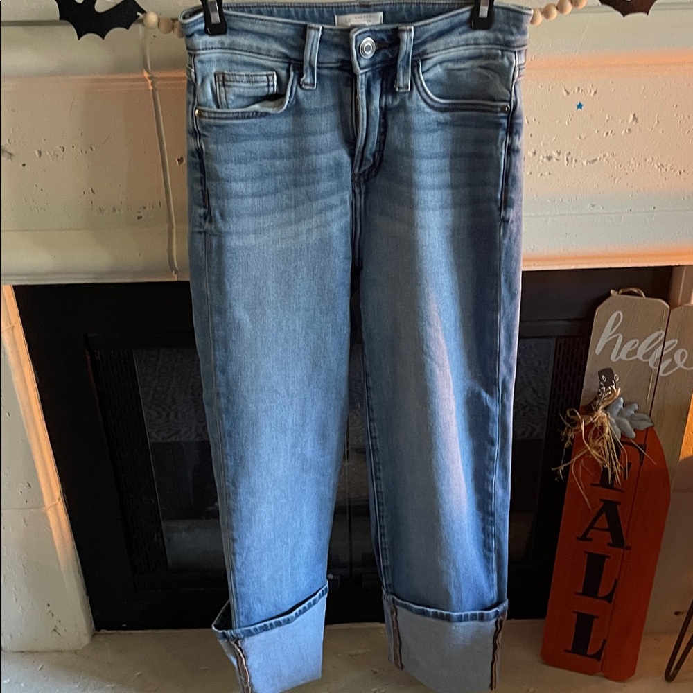 LC Lauren Conrad Light Blue Ankle Jeans